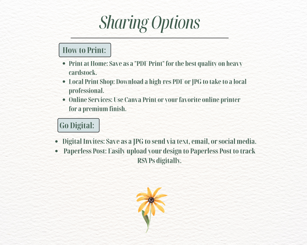 Amber Fall Heart Bridal Shower Invitation | Printable Landscape Template | Digital Download