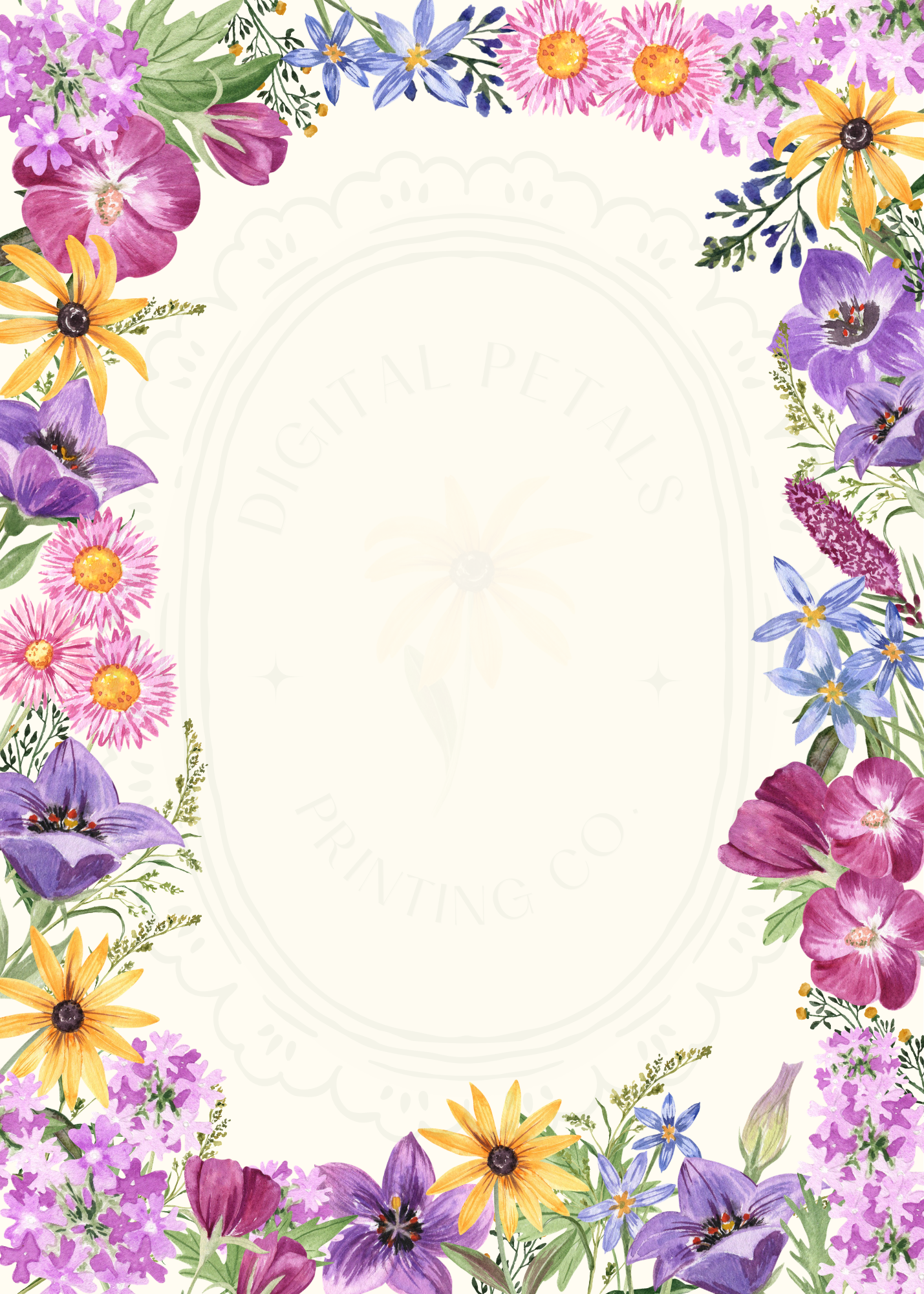 Boho Wildflower Baby Shower Invitation | Printable Floral Invite | Digital Download
