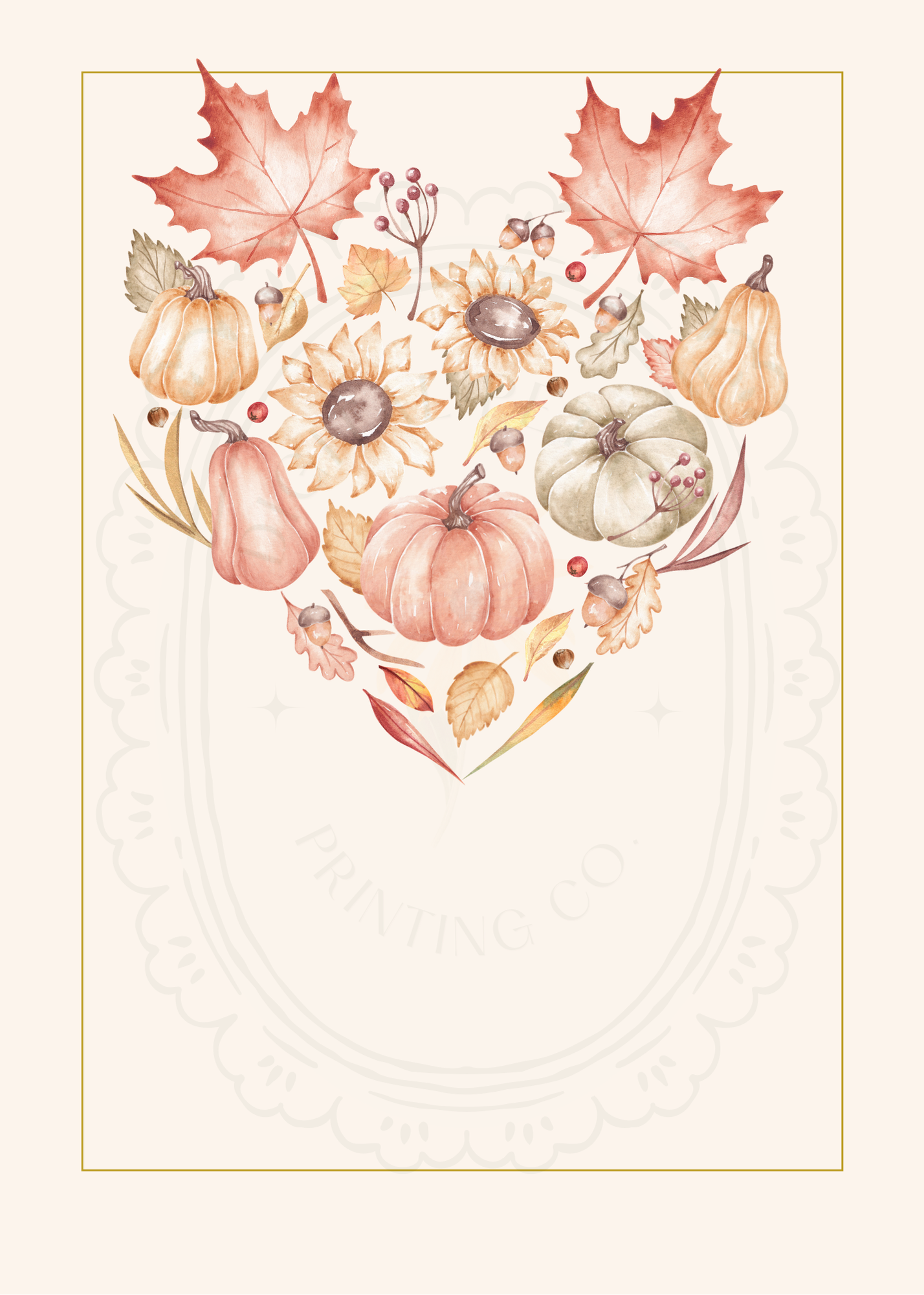 Burgundy Fall Leaves Watercolor Baby Shower Welcome Sign Template | Editable Digital Download