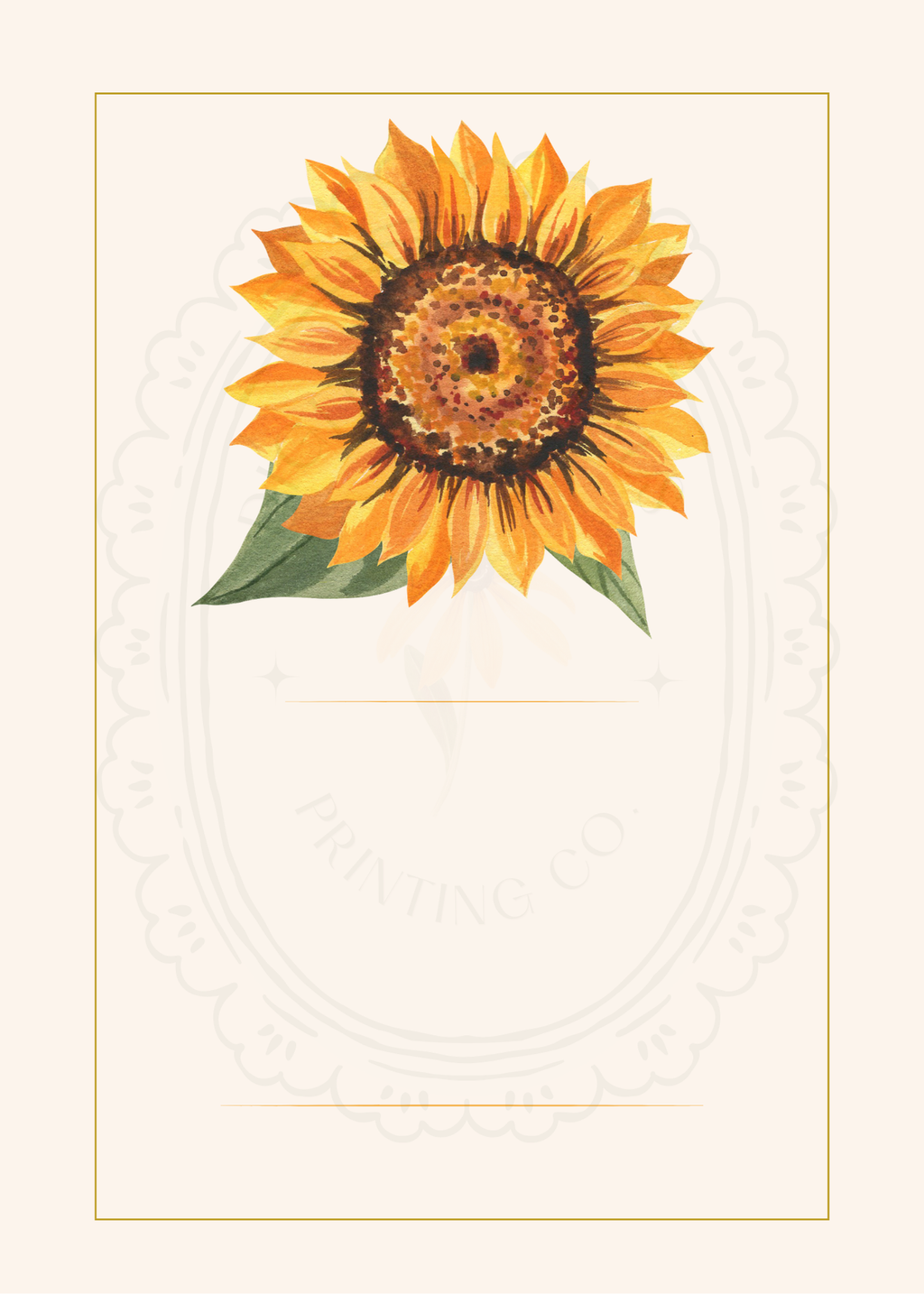 Terracotta & Rust Sunflower Baby Shower Invitation — Editable Digital Download Template