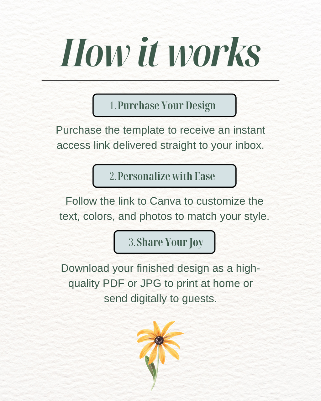 Dusty Rose & Blush Pink Primrose Wildflower Wedding Invitation | Minimalist Printable Invite | Digital Download