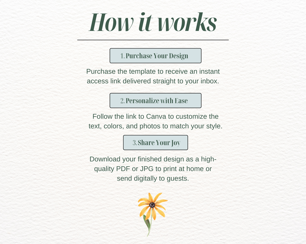 Autumn Wedding Landscape Invitation | Printable Landscape Template | Digital Download