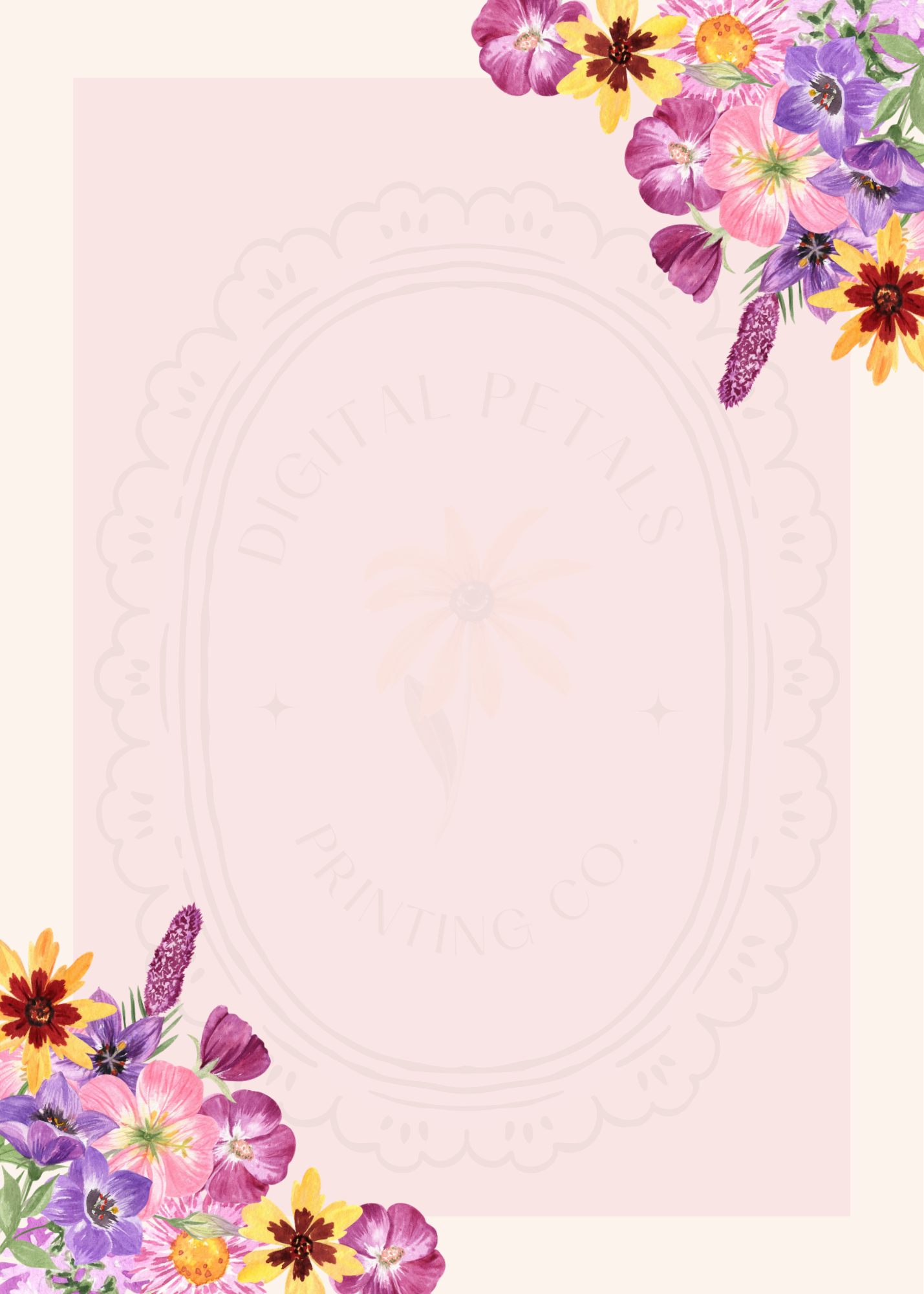 Baby in Bloom Baby Shower Invitation Template | Editable Canva Digital Download