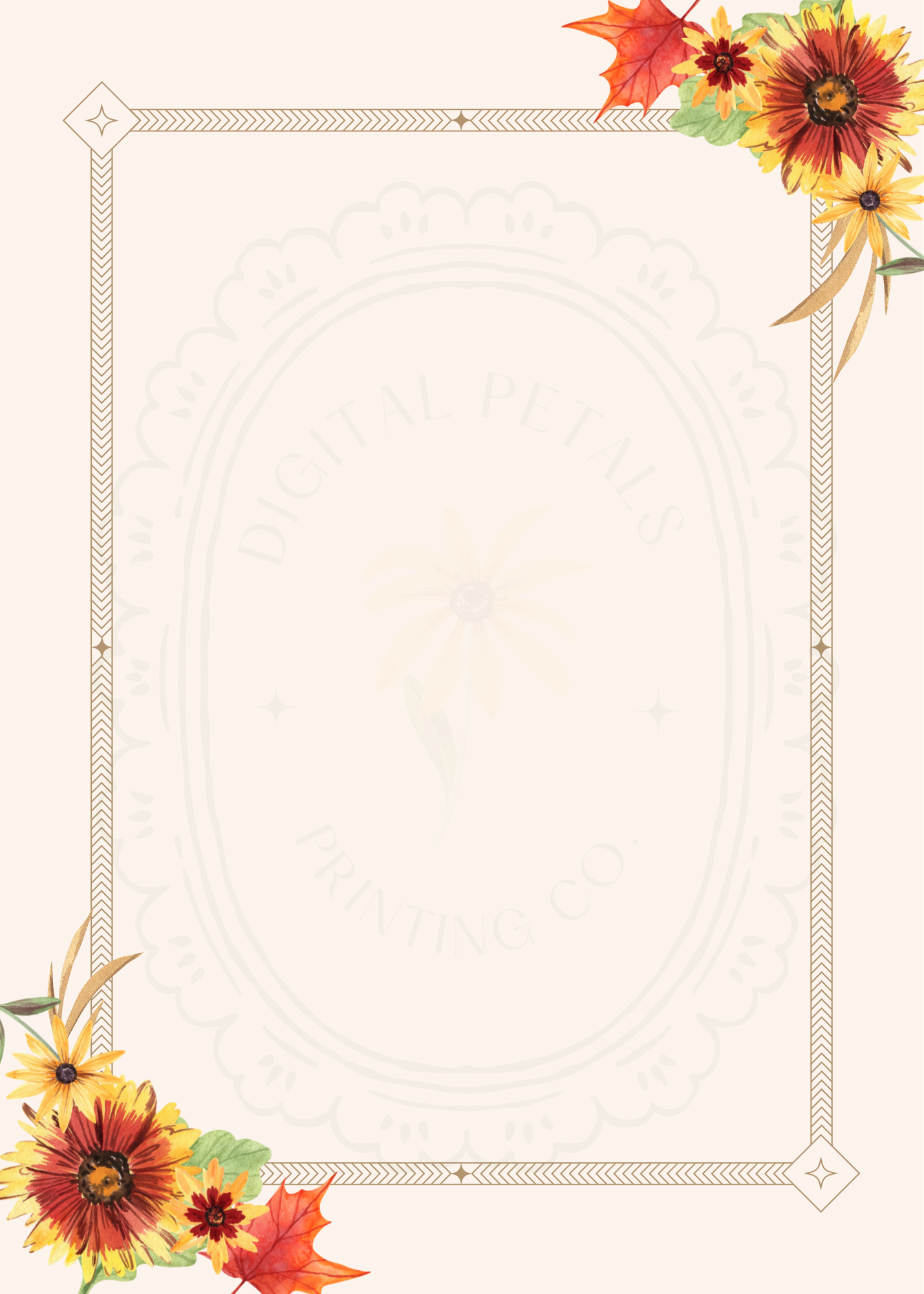 Rustic Fall Wildflowers Bridal Shower Welcome Sign Template | Hand Painted Cottagecore Digital Download